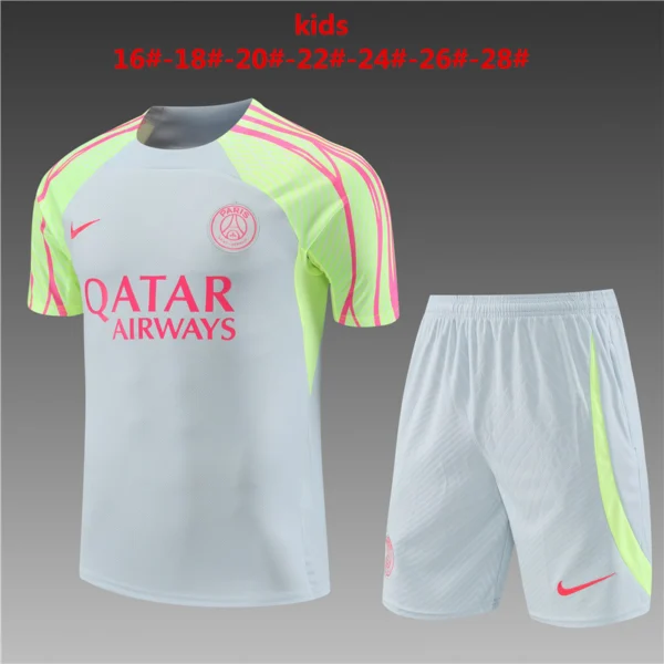 Conjunto Infantil de Treino PSG 2024/25 (Camisa + Short) - Variação 7